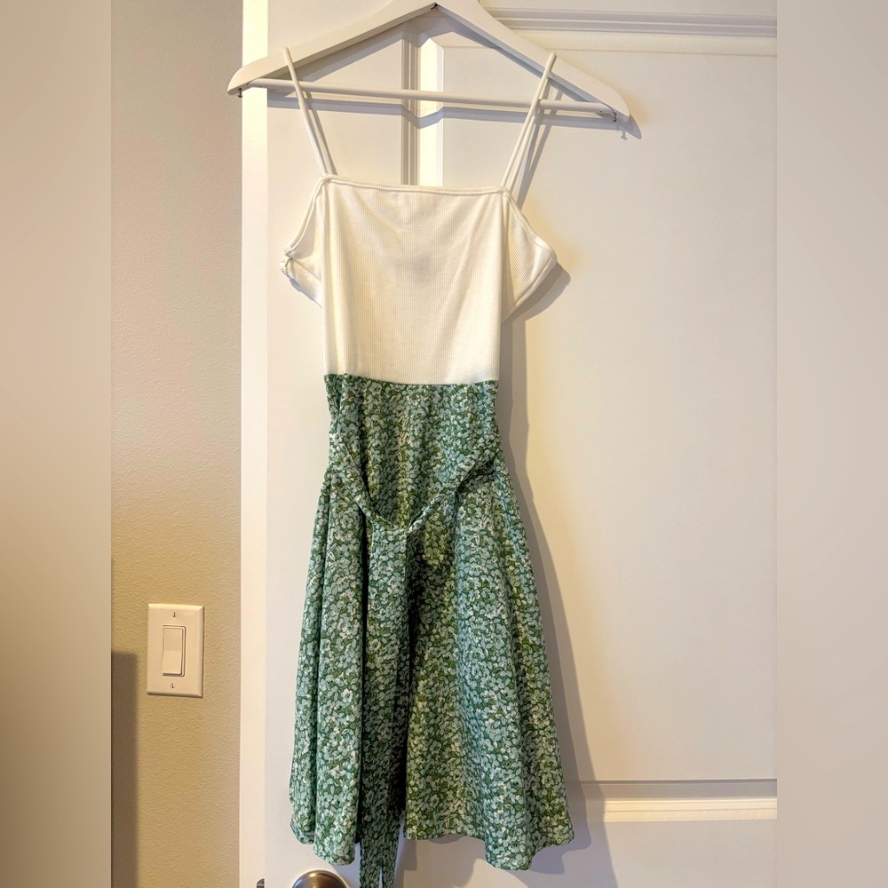 Super cute flower tank summer dress!